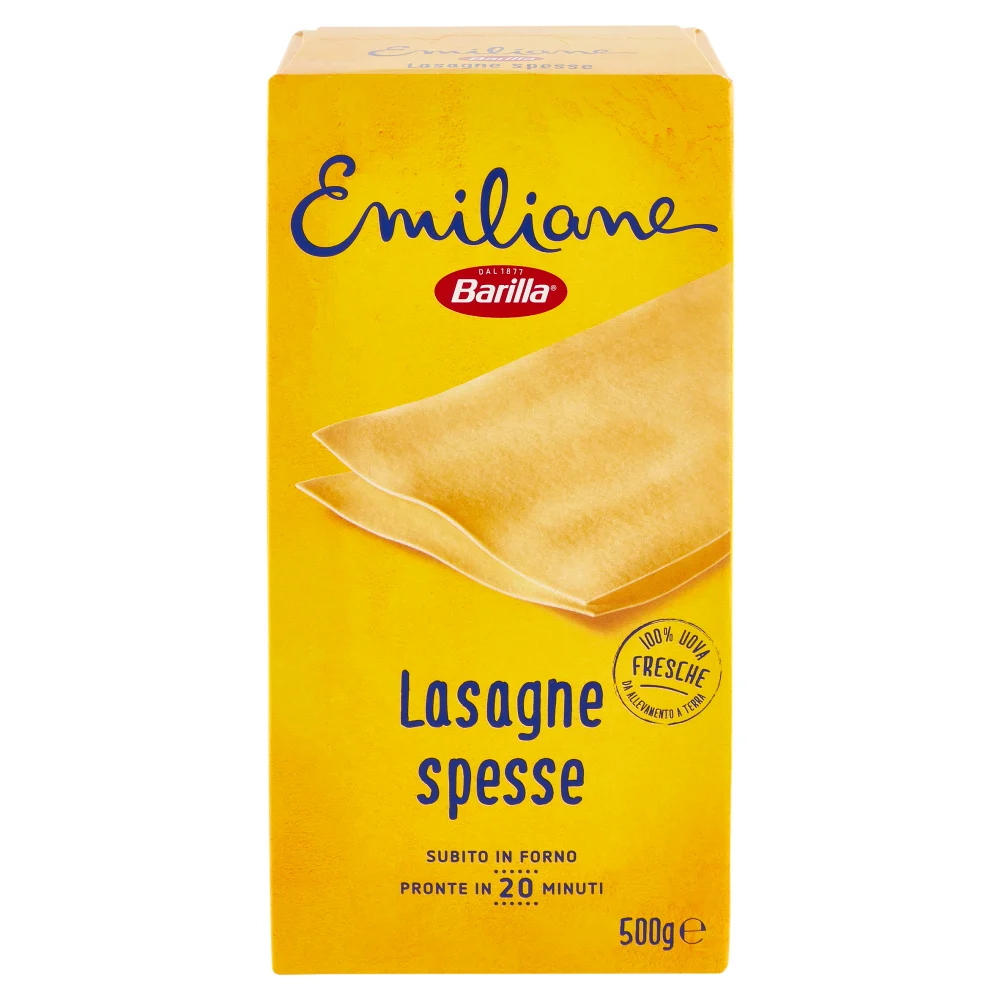 BARILLA EMILIANE LASAGNE ALL'UOVO G.500